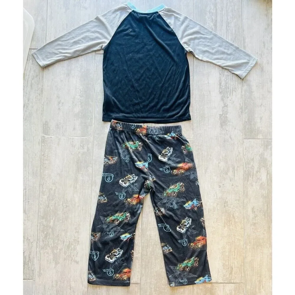 VOLCOM x HOT WHEELS Boys Lightweight 2 Piece pjs Pajama Set Sleep Lounge 7